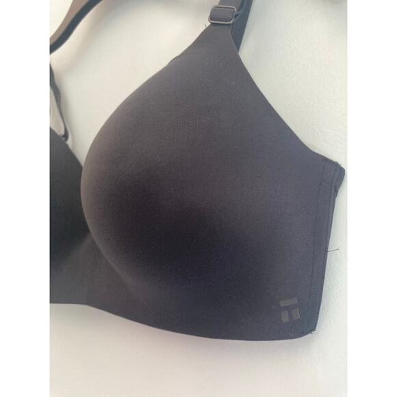 Tommy John Second Skin Lightly Lined Wireless Bra Black 36DD - Picture 2 of 8